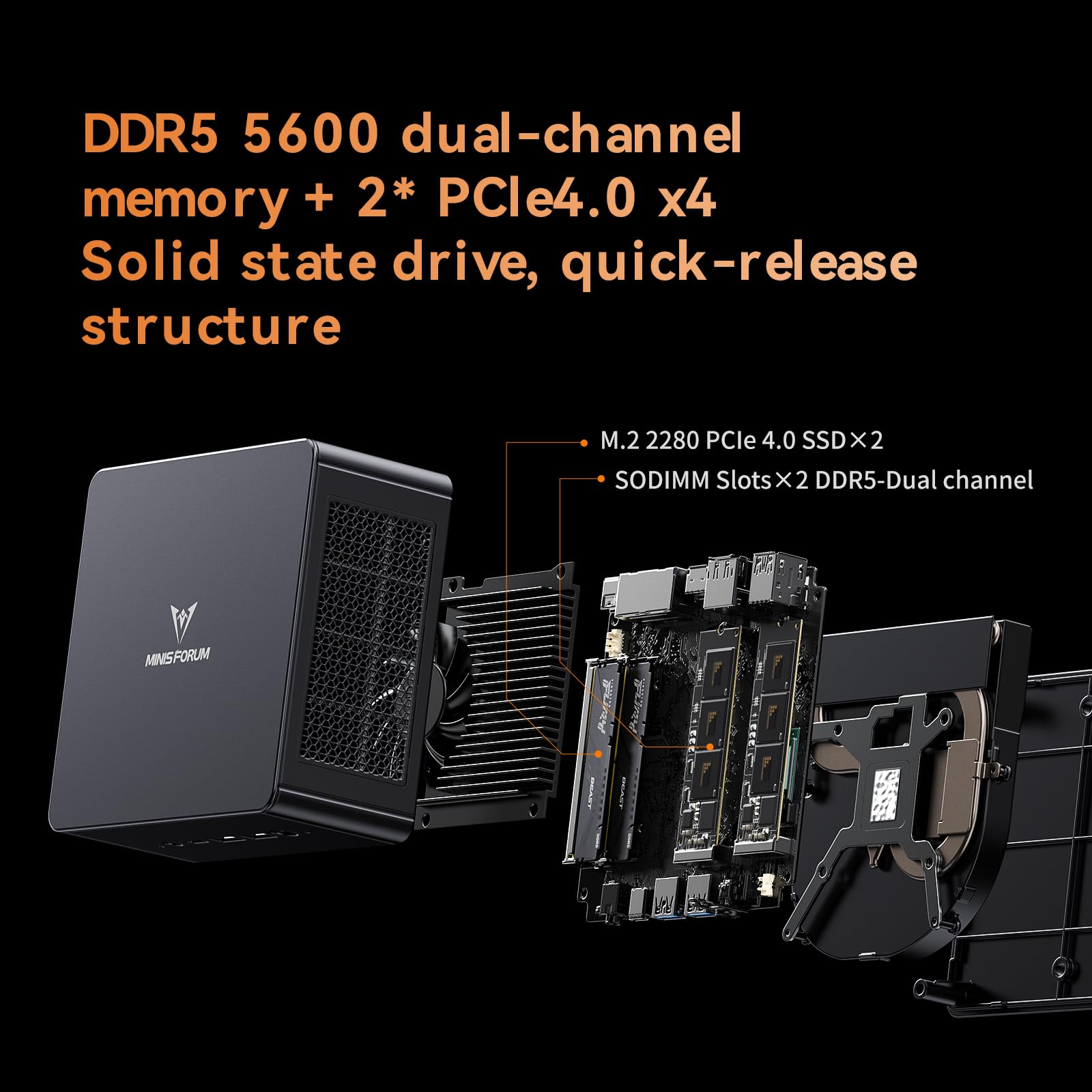 ジャンク扱　MINISFORUM UM890 PRO Ryzen 9 64gb Minisforum UM890 Pro AMD ミニPC - 高性能USB4搭載